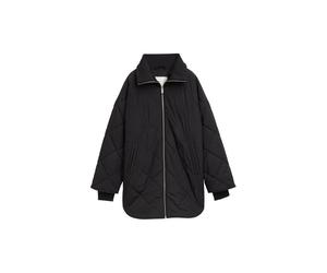 Denim Tom Tailor - Loose Fit Steppmantel deep black - Gr. - S