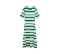 TOM TAILOR DENIM - Midi-Kleid mit Streifenmuster green mint stripe M