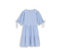 Denim Tom Tailor - Mini-Kleid mit Schleifen-Detail blue white vertical stripe - Gr. - XS