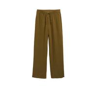 Musselin Straight Hose golden olive green - Gr. - XS