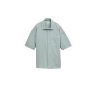 TOM TAILOR DENIM - Overshirt Hemd mit kurzen Ärmeln light ice blue L