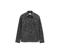 Denim Tom Tailor - Overshirt mit Brusttasche night grey big pixel print - Gr. - M
