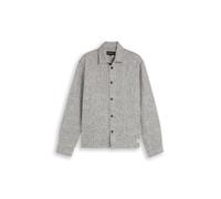 Denim Tom Tailor - Overshirt mit Taschen black white structure - Gr. - XL