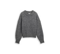 Tom Tailor Denim - Oversize Strickpullover stormy gray melange - Gr. - L