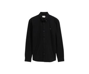Denim Tom Tailor - Oxford Hemd mit Logo-Stickerei black - Gr. - XXL