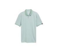 Denim Tom Tailor - Piqué Poloshirt aus Baumwolle sea foam two tone - Gr. - L