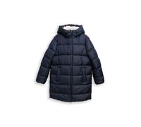 Denim Tom Tailor - Puffer-Mantel mit Kapuze sky captain blue - Gr. - M