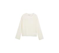 Denim Tom Tailor - Pullover mit Lochmuster off white - Gr. - M
