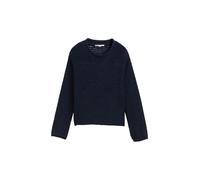 Denim Tom Tailor - Pullover mit Lochmuster sky captain blue - Gr. - XS