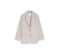 Denim Tom Tailor - Regular Fit Blazer mit Paspeltaschen cloud grey - Gr. - M
