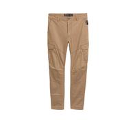 Cargohose TOM TAILOR DENIM, Herren, Gr. L, N-Gr, caribou beige, Web, Obermaterial: 98% Baumwolle, 2% Elasthan, unifarben, modisch, regular fit knöchellang, Hosen, mit Taschen (17058422-L) caribou beig