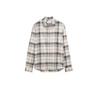 Tom Tailor Denim Herren Hemd Relaxed Fit Langarm Karomuster off white check Gr. M