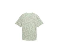 Denim Tom Tailor - Relaxed Fit T-Shirt mit Muster mint green big pixel print - Gr. - M