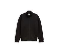 Tom Tailor Denim - Relaxed Scuba Sweatjacke black - Gr. - M