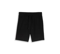 Denim Tom Tailor - Relaxed Shorts mit Waffelstruktur black - Gr. - XL