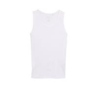 TOM TAILOR DENIM - Ripp Tanktop aus Baumwolle White XXL