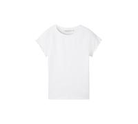 Denim Tom Tailor - Slim Fit T-Shirt white - Gr. - XS