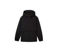 Denim Tom Tailor - Softshell Windbreaker Jacke mit Kapuze black - Gr. - L
