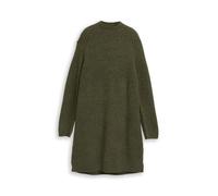 Denim Tom Tailor - Strickkleid mit Stehkragen grape leaf green melange - Gr. - XL