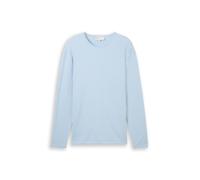 Denim Tom Tailor - Strickpullover aus Baumwolle light metal blue - Gr. - L
