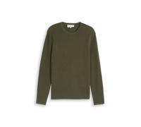 Denim Tom Tailor - Strickpullover aus Baumwolle urban olive green - Gr. - XL