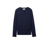 Denim Tom Tailor - Strukturierter Pullover sky captain blue non-solid - Gr. - XXL