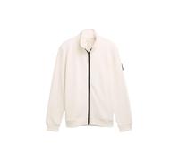 Denim Tom Tailor - Sweatjacke mit Logo-Badge gardenia white - Gr. - XXL