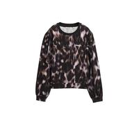 Denim Tom Tailor - Sweatshirt mit Muster black brown abstract print - Gr. - M