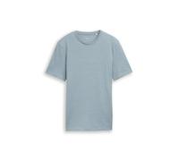 Denim Tom Tailor - T-Shirt in Melange-Optik citadel blue melange - Gr. - XL