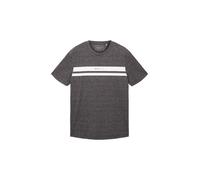 Denim Tom Tailor - T-Shirt mit Print black non-solid - Gr. - XXL
