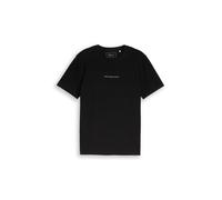 Denim Tom Tailor - T-Shirt mit Rückenprint black - Gr. - M