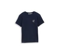 Denim Tom Tailor - T-Shirt mit Stickerei sky captain blue - Gr. - XS
