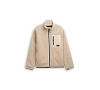 Fleecejacke TOM TAILOR DENIM, Herren, Gr. XXL, cashew beige, Fleece, Obermaterial: 100% Polyester. Futter: 100% Polyester, unifarben, modisch, regular fit taillenbedeckt, Langarm elastischer Bund, Jac