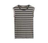 Denim Tom Tailor - Top mit Streifenmuster black white gradient stripe - Gr. - S