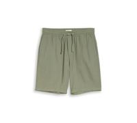 Denim Tom Tailor - TTRELAXED Shorts mit Leinenanteil sea spray - Gr. - L