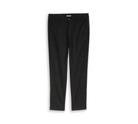 Denim Tom Tailor - TTTAPERED Relaxed Chino Hose mit Leinenanteil black - Gr. - XL
