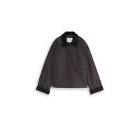 Denim Tom Tailor - Übergangjacke mit Cord-Kragen coal mine grey - Gr. - L