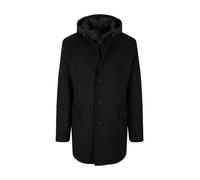 Denim Tom Tailor - Wollmantel mit dickem Innenfutter black - Gr. - XL