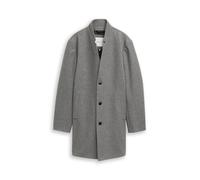 Denim Tom Tailor - Wollmantel mit Stehkragen light stone grey wool twill - Gr. - XXL