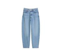 Denim trouser, relaxed fit, cropped length, high waist, barrel l TINTED LIGHT BLUE WASH 29/32 TINTED LIGHT BLUE WASH