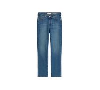 Regular-fit-Jeans MARC O'POLO "aus leichtem Stretch-Denim", Damen, Gr. 27, Länge 32, medium blau, Obermaterial: 86% Baumwolle, 12% Polyester, 2% Elasthan, unifarben, regular fit knöchellang, Jeans (47