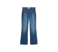 Denim trousers, high waist, flared fit, regular length STRETCHED DARK BLUE WASH 26/30 STRETCHED DARK BLUE WASH