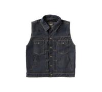 Denim Weste West Coast Choppers Collab 131/2 Denim Riding Raw Denim Blauer Raw DenimXL Blauer Raw Denim