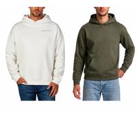 DENIMFY Hoodie Herren Oversize mit Druck DFMaxim Kapuzenpullover Pullover | Hochwertige Baumwollmischung Weiß Beige Grau Grün Schwarz S M L XL XXL 3XL 4XL 5XL