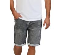 DENIMFY Jeans Shorts Herren Stretch Kurz Regular Fit DFAri Kurze Hose | Sommer Denim Einfarbig Grau Blau 31 32 33 34 36 38 40 42 44 46