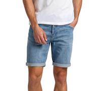 DENIMFY Jeans Shorts Herren Stretch Kurz Regular Fit DFAri Kurze Hose | Sommer Denim Einfarbig Grau Blau 31 32 33 34 36 38 40 42 44 46