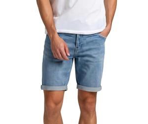 DENIMFY Jeans Shorts Herren Stretch Kurz Regular Fit DFAri Kurze Hose | Sommer Denim Einfarbig Grau Blau 31 32 33 34 36 38 40 42 44 46