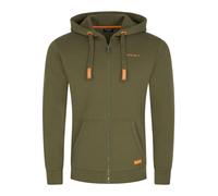 DENIMFY Sweatjacke Herren mit Kapuze Reißverschluss Regular Fit DFLeo Kapuzenjacke Zip-Hoodie, Größe:M, Farben:Ivy Green (52403)