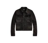 Denimjacke mit Wildlederbesatz XS/1 Black