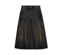 Denimrock mit Nieten 28 Black